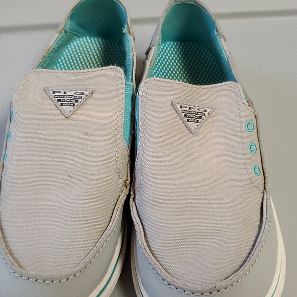 Boys PFG Columbia slip on shoes